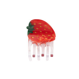 Strawberry mini hair claw clip